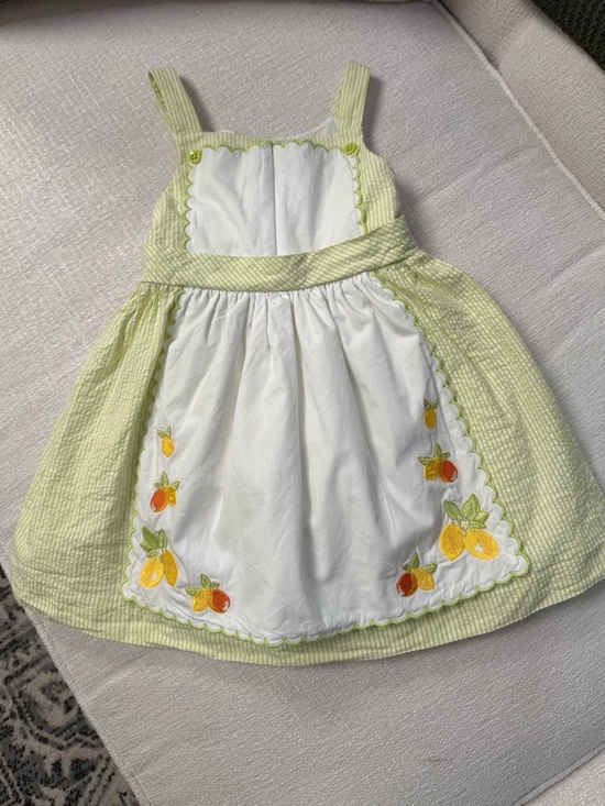Janie and Jack Other - Janie & Jack Light Green & White Striped SunDress w/bloomers 100% Cotton